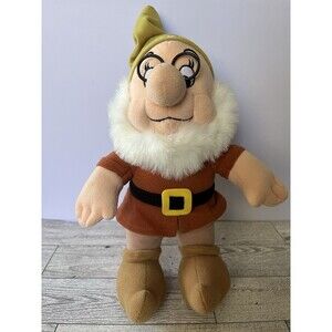 Disney Store Snow White and the Seven Dwarfs Doc Bendable Plush Stuffed 10"